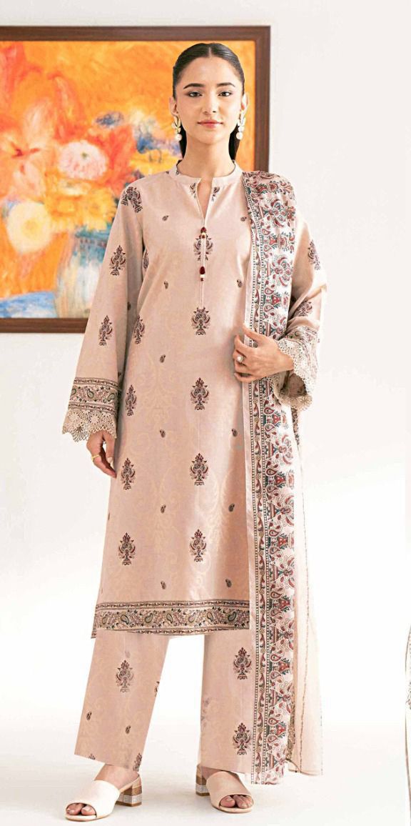 Exclusive Digital Printed BanaDora Lawn 3PC Suit
