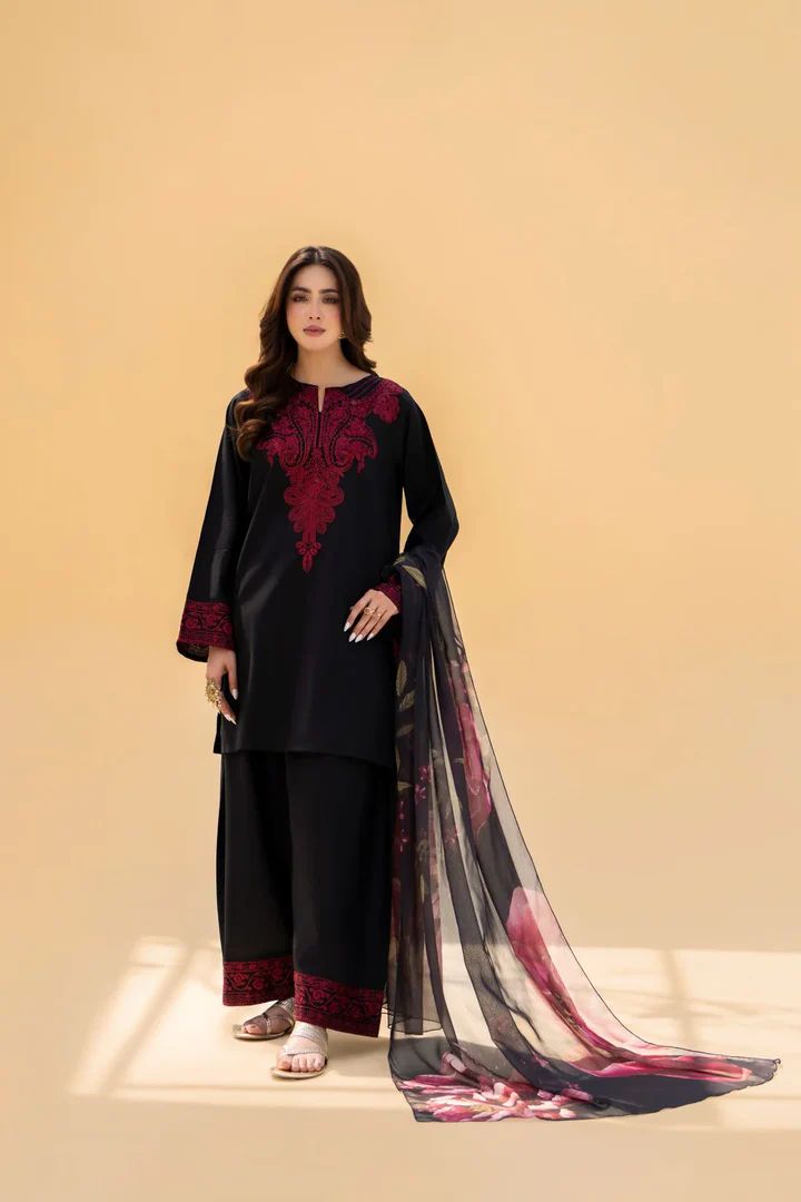 Front Heavy Embroidered Lawn