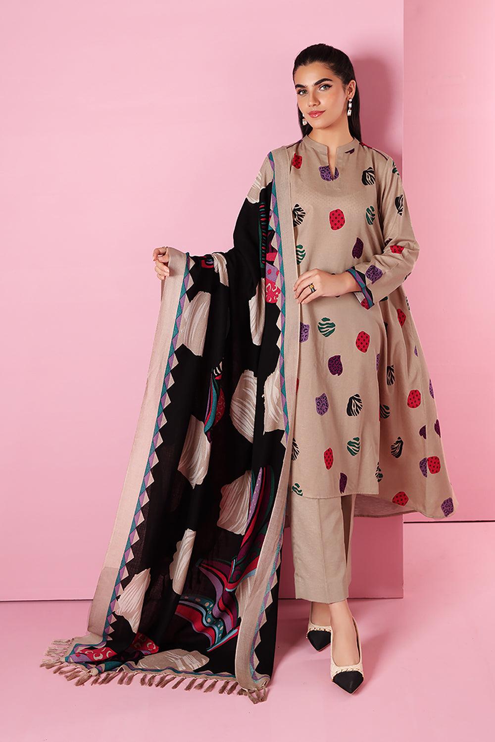 PURE LAWN 3PC EMBROIDERED