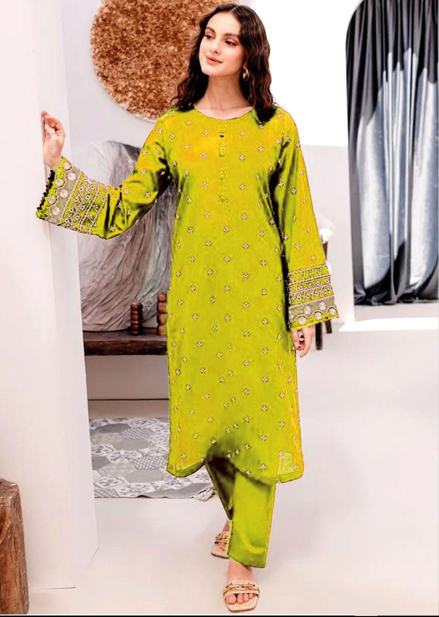 PURE LAWN 2PC EMBROIDERED