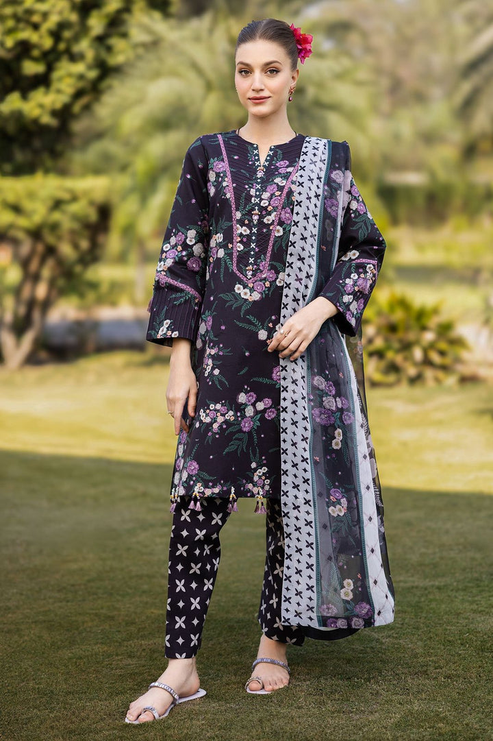 Elegant Digital Printed BanaDora Lawn 3 Pcs Suit