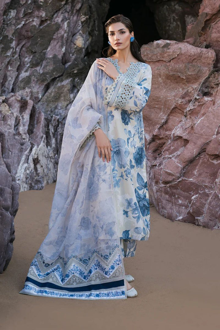 Luxury Digital Printed Lawn Suit with Dupatta