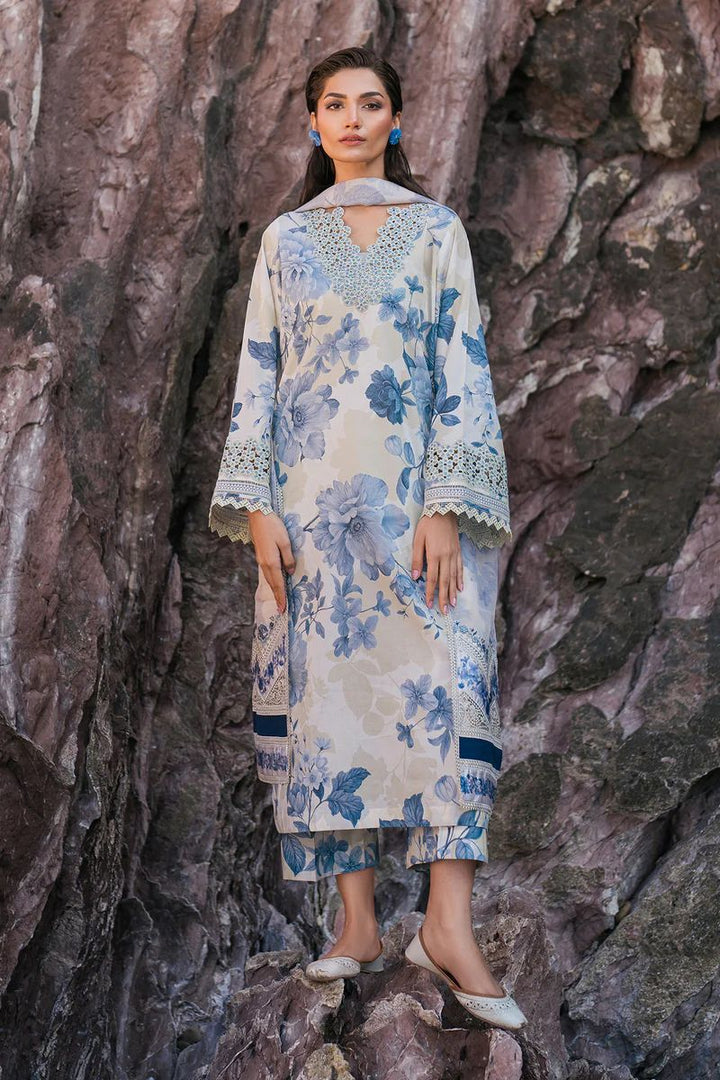 Luxury Digital Printed Lawn Suit with Dupatta