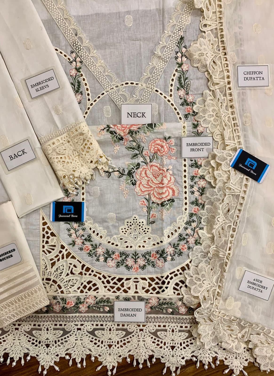 MARIA B  Embroidered Lawn