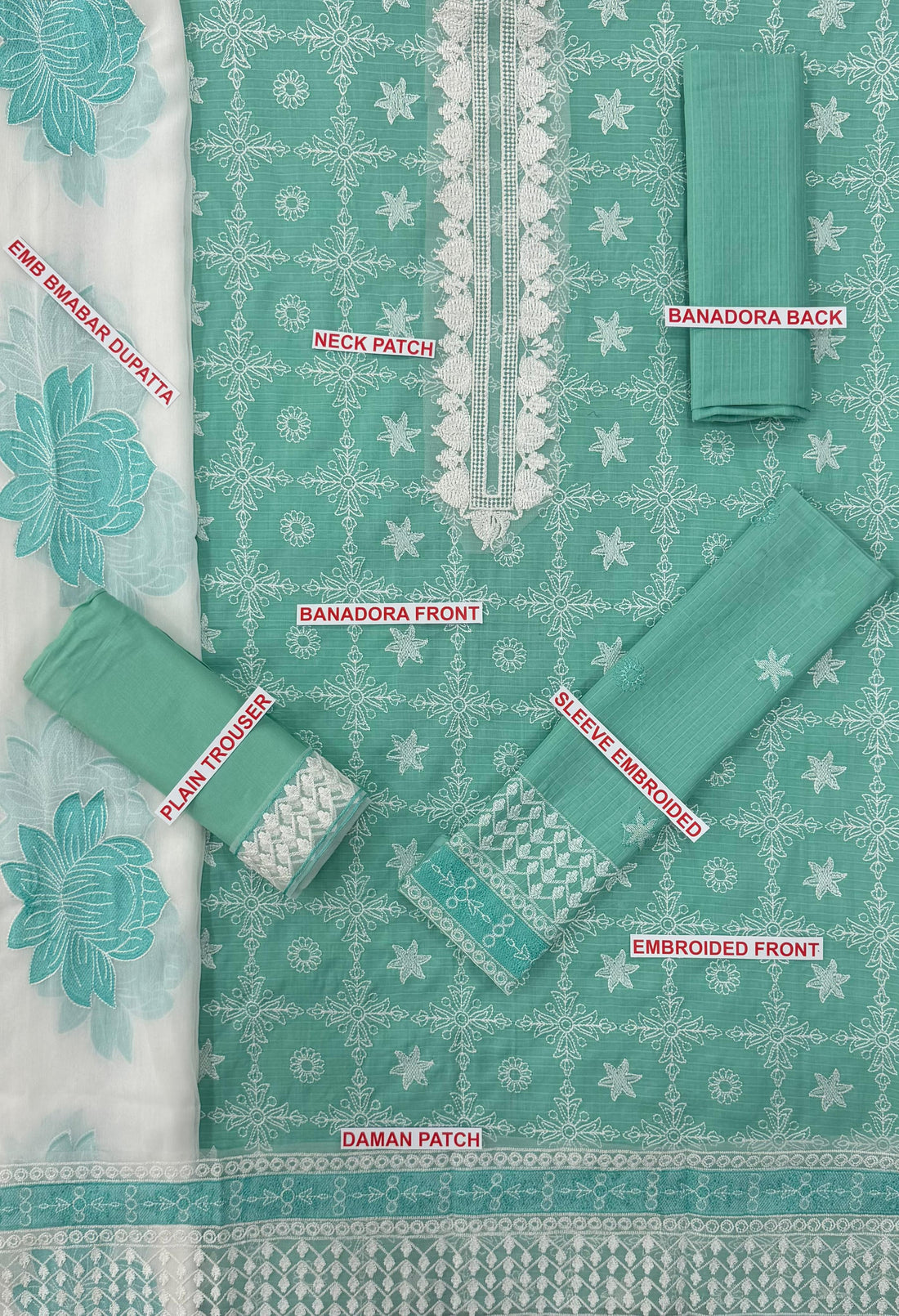 3 Pc Mohagni LAWN