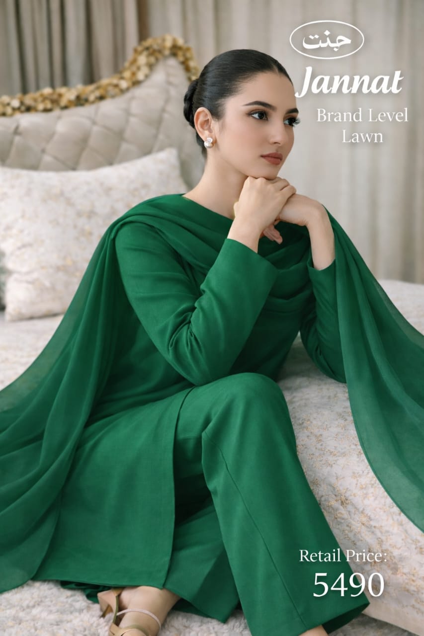 3 Pc JANNAT Lawn