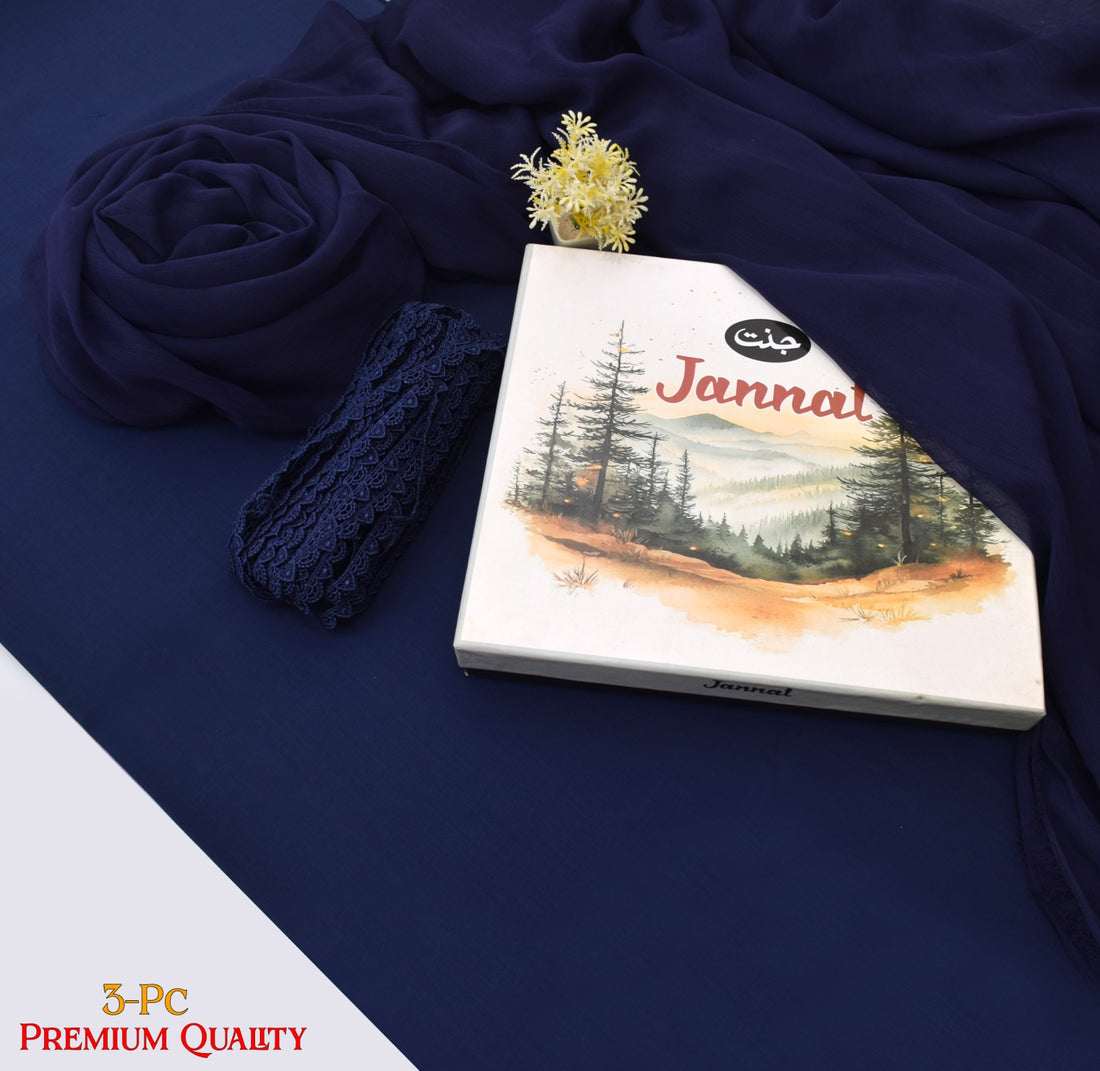 3 Pc JANNAT Lawn