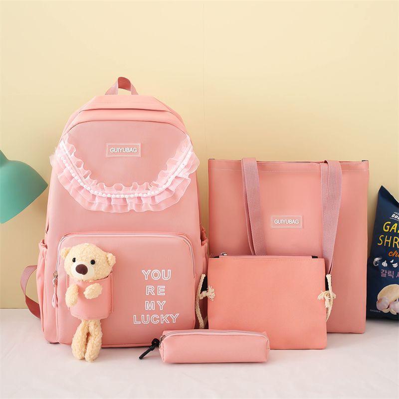 nylon printed 4pcs beg