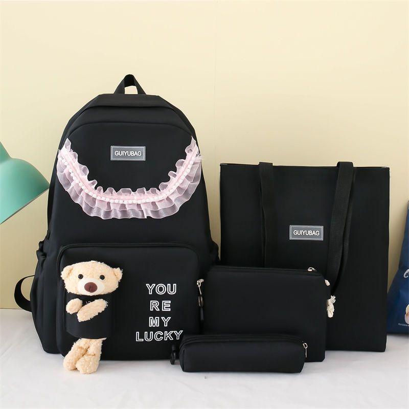 nylon printed 4pcs beg