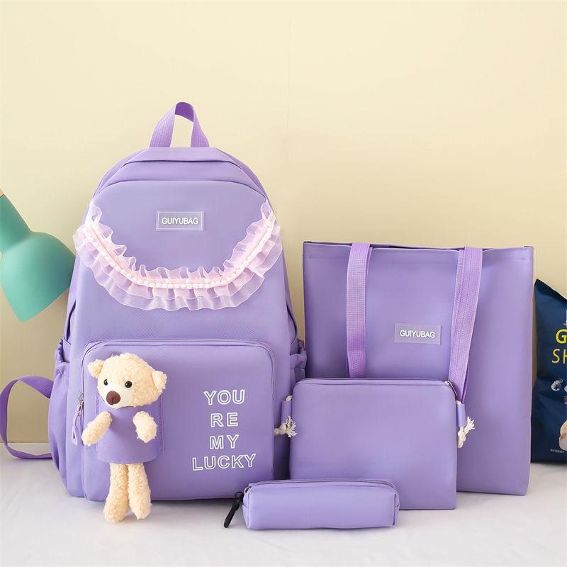 nylon printed 4pcs beg