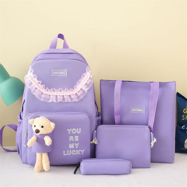 nylon printed 4pcs beg