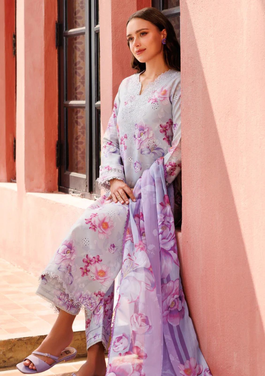 Digtal printed lawn