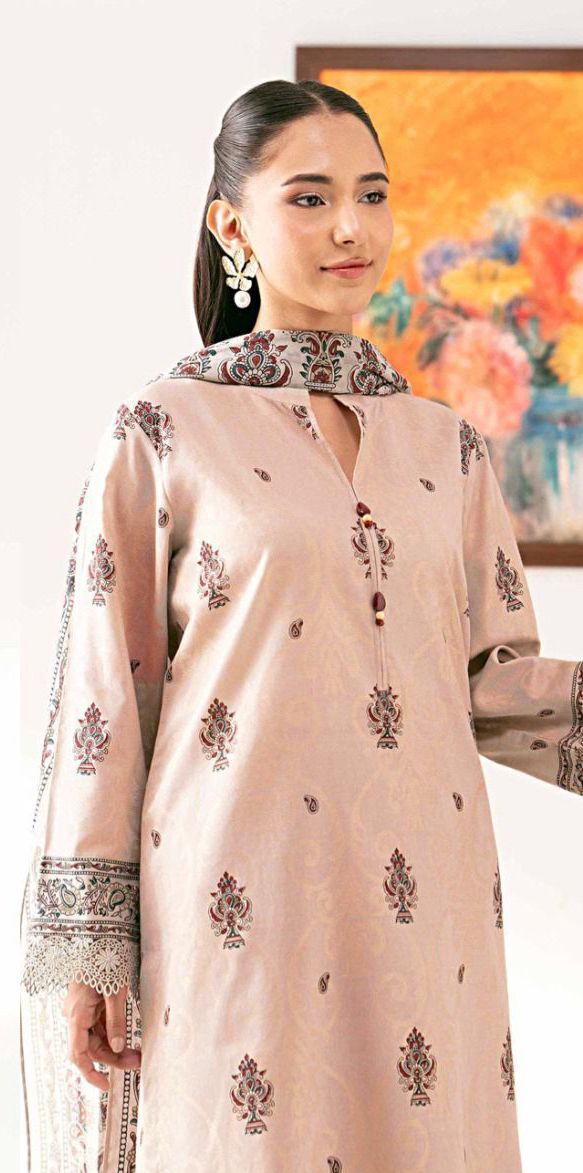 Exclusive Digital Printed BanaDora Lawn 3PC Suit