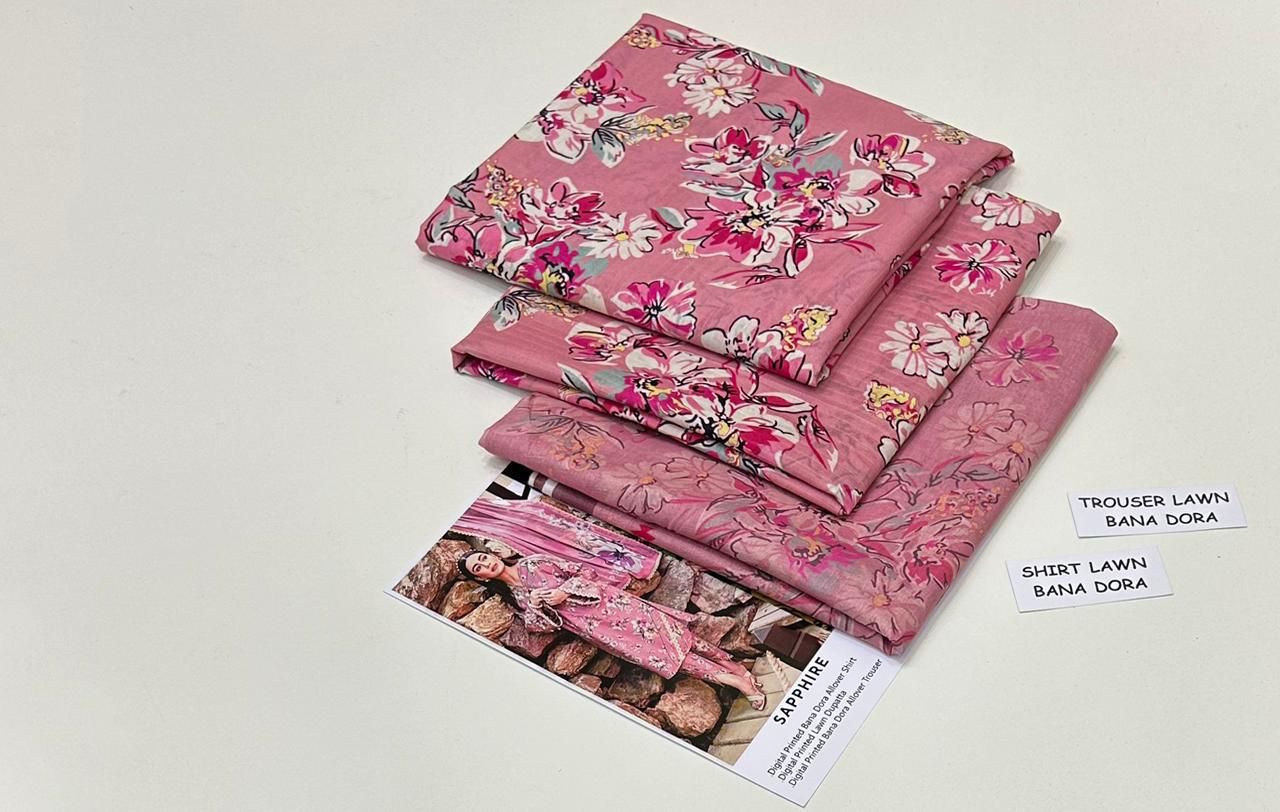 BanaDora Digital Printed Lawn Collection 2026
