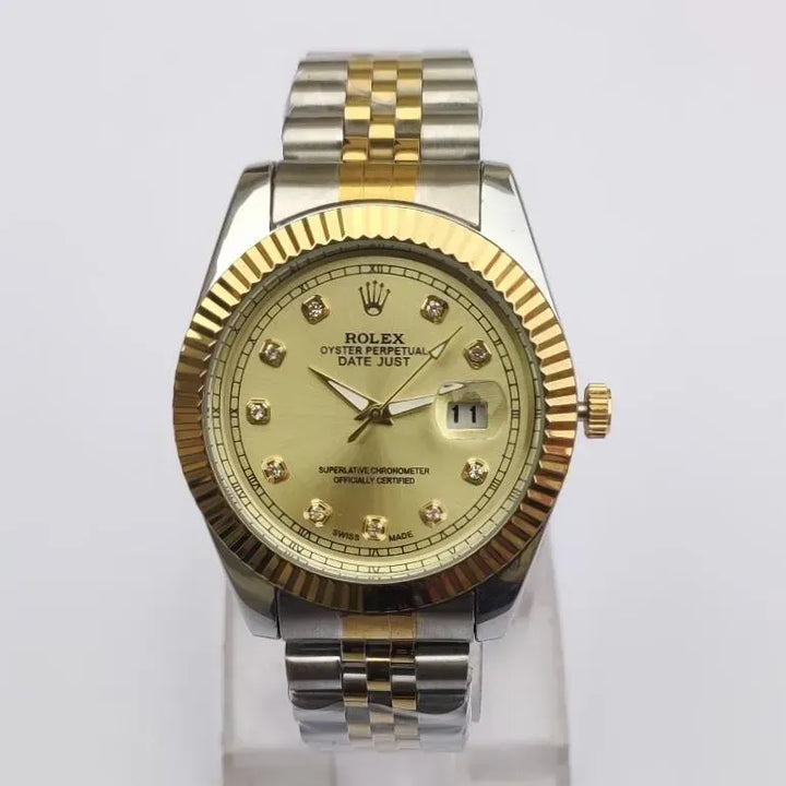 Rolex Gold Tonic Dial Watch For Men