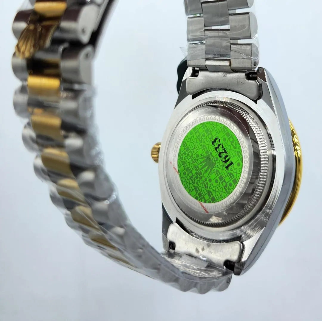 TWO Tone Stainless Steel Gold Watch For Men