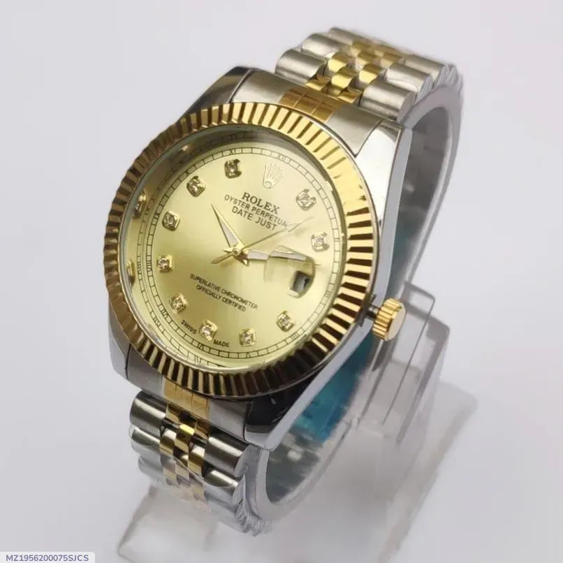 Rolex Gold Tonic Dial Watch For Men